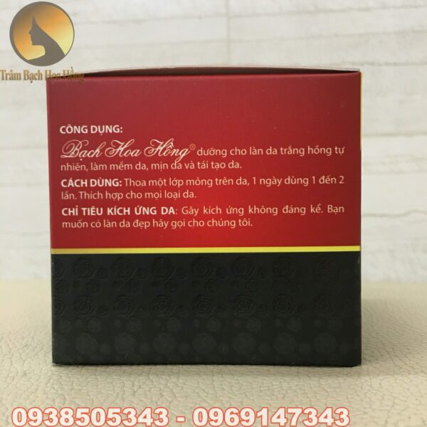 Kem Dưỡng Trắng Da Bạch Hoa Hồng - Hình ảnh 5
