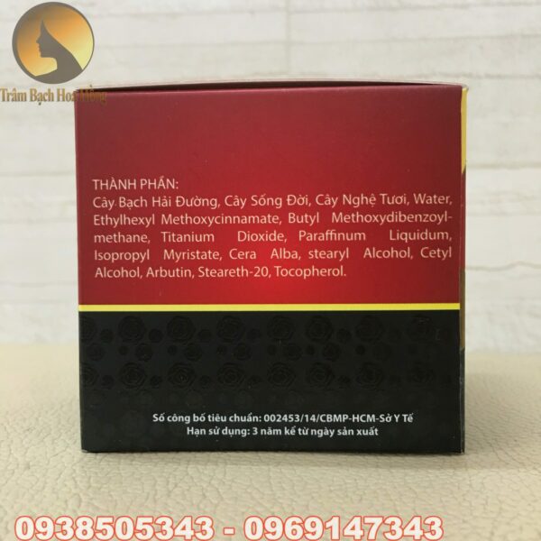 Kem Dưỡng Trắng Da Bạch Hoa Hồng - Hình ảnh 3