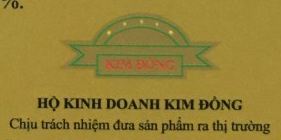 Hộ Kinh Doanh Kim Đồng