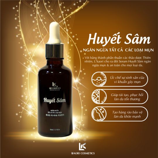 huyết sâm trị mụn 3